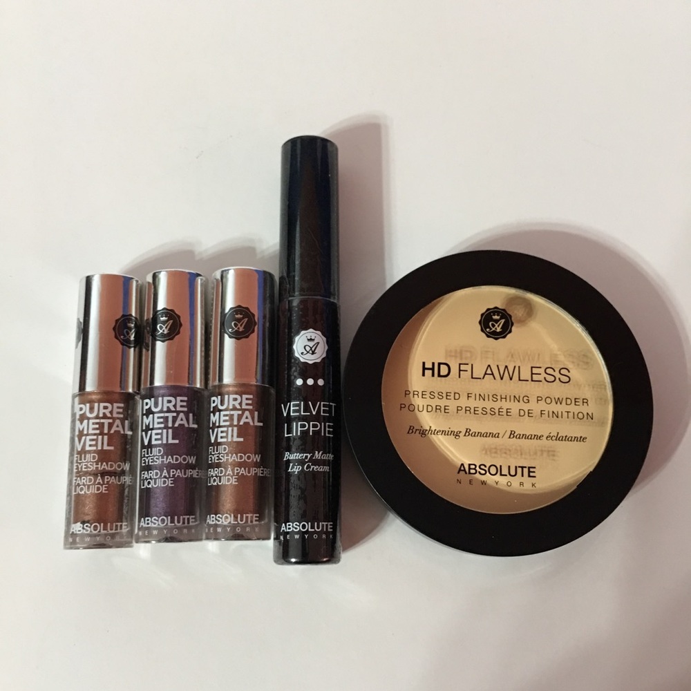 NWT | Bundle of 4: Absolute New York Products (LIPSTICK NOT FOR SALE)